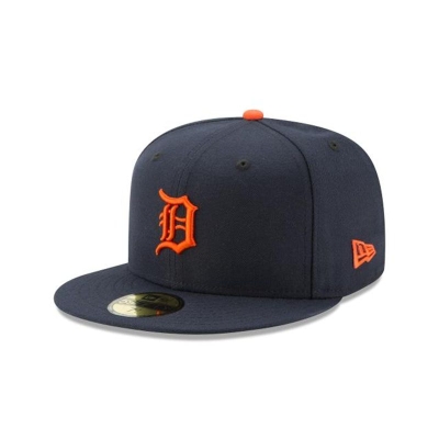 Detroit Tigers Gorra | New Era MLB Authentic Collection 59fifty Fitted Cap Mexico - Azules